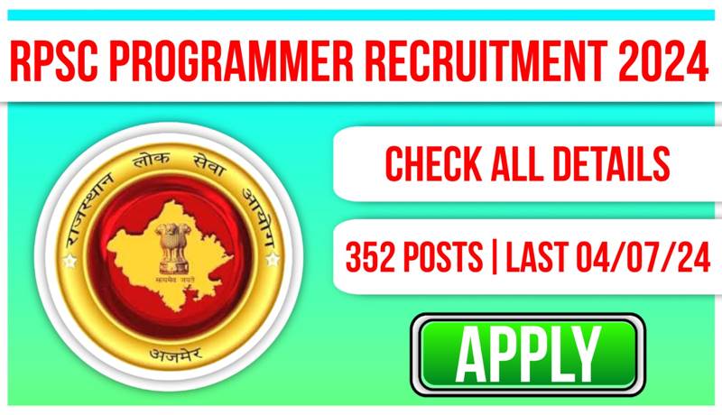 RPSC Programmer Recruitment 2024