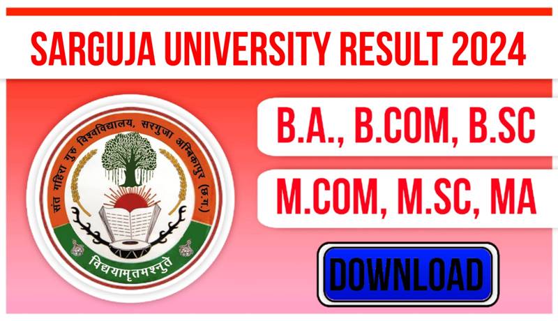 Sarguja University Result 2024