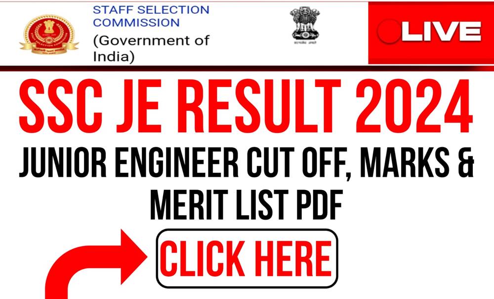 SSC JE Result 2024